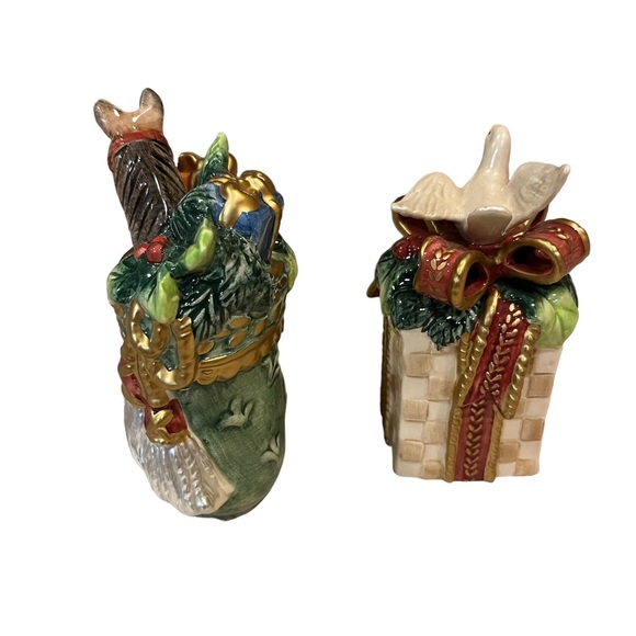 Vintage Fitz & Floyd Gregorian Salt & Pepper Shaker (Horse & Dove) - Picture 2 of 4